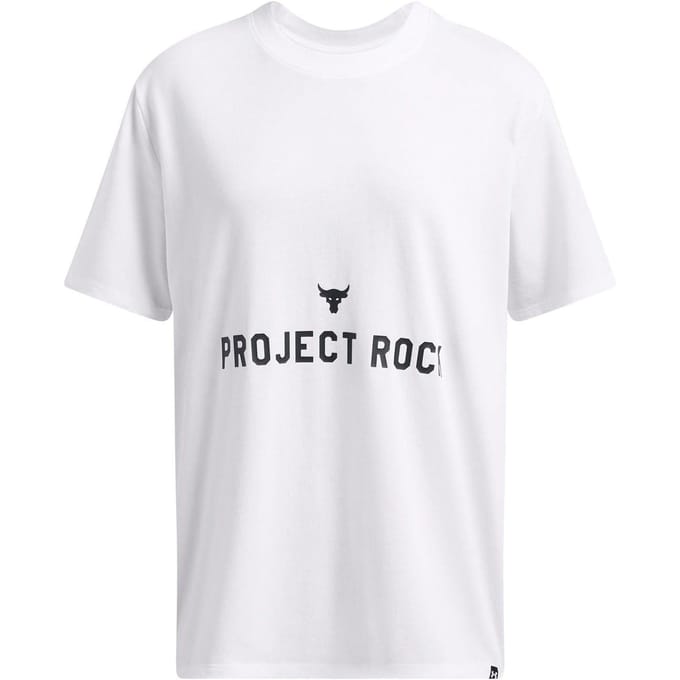 Under Armour Dames/Dames Project Rock T-Shirt (Wit)