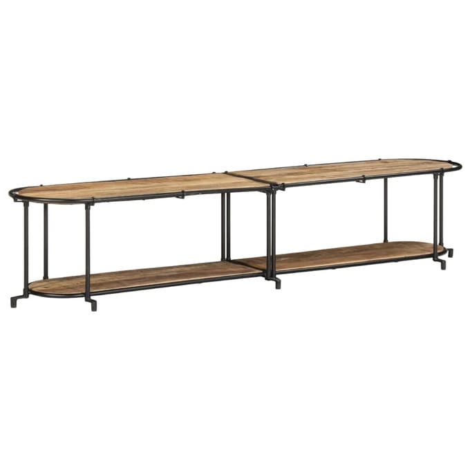 vidaXL - Tv-meubel - 200x42x40 - cm - massief - ruw - mangohout