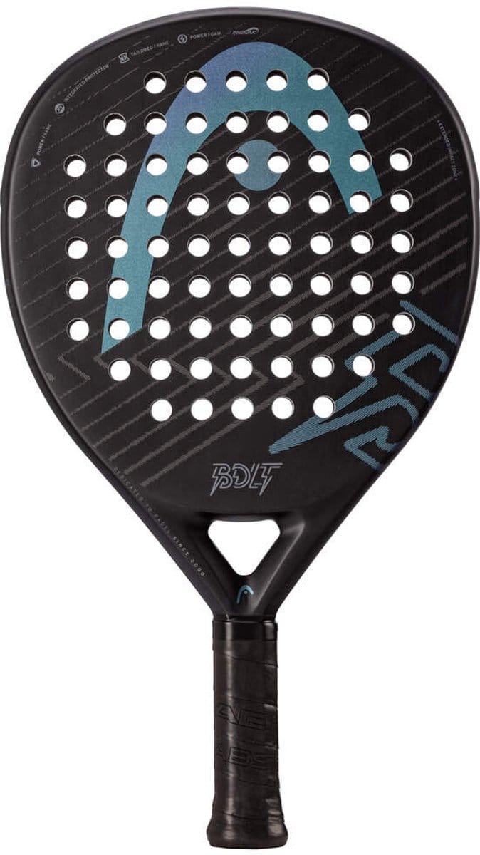 Head Bolt 2025 Padelracket - instap padelracket - 340/360 gram - unisex - Zwart/PR