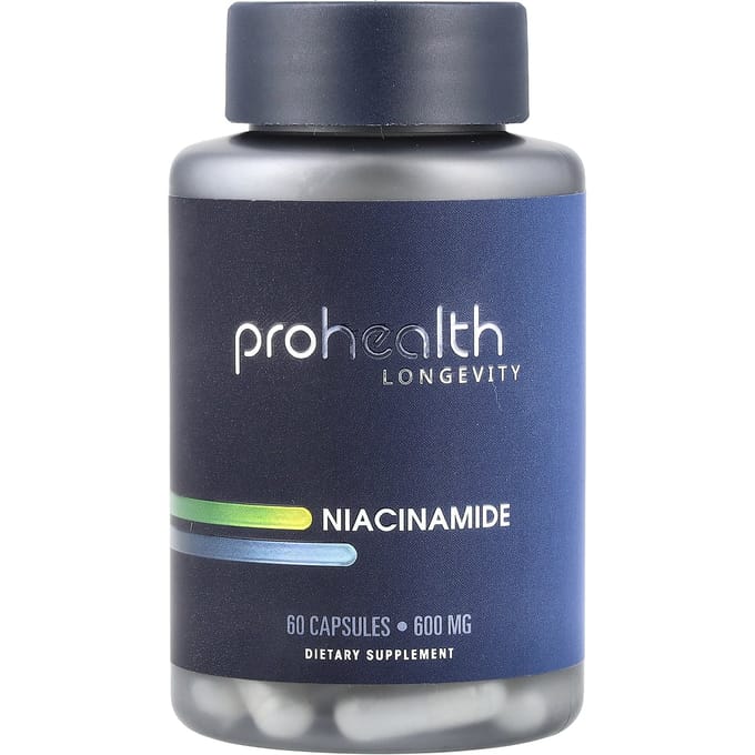 ProHealth Longevity, Niacinamide, 600 mg, 60 Capsules