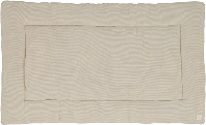 Jollein Tweeling Boxkleed - Basic Knit - 71 x 122 cm - Oatmeal