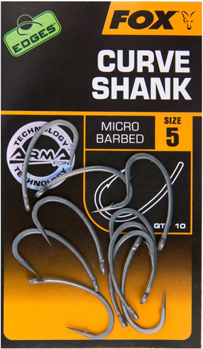 Fox Carp Edges Curve Shank Haken #7