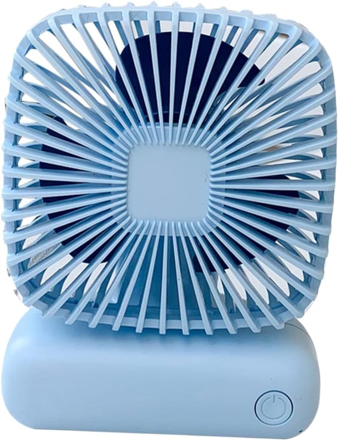 VHV - Handventilator - USB oplaadbare mini ventilator - USB oplaadbaar - voor bureau, reis, tas, camping