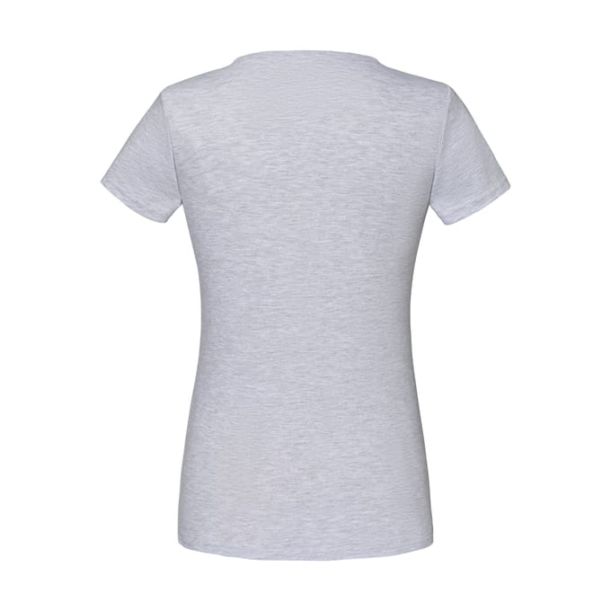 Fruit of the Loom Dames/Dames Iconic 150 V Hals T-shirt (Heide Grijs)
