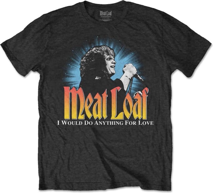 Meat Loaf - Live Heren T-shirt - S - Zwart