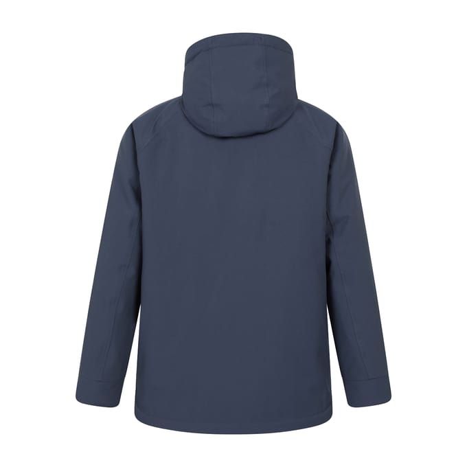 Mountain Warehouse Dames Kastanjebruine Waterdichte Gewatteerde Jas (Marineblauw)