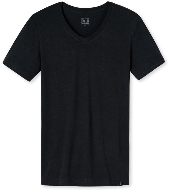 Schiesser Long Life Soft T-shirt V-hals (155630)-1 Admiral-8