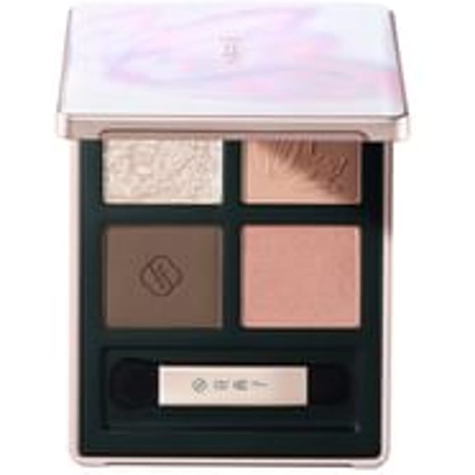 Florasis - Butterfly Glitter Quad Eyeshadow Palette - 2 Types 02 Peach Haze - 3.3g