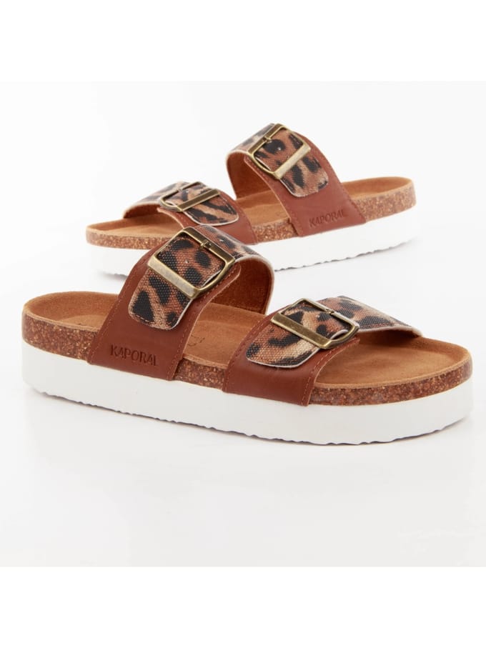 Crocs Kaporal met luipaardprint voor dames