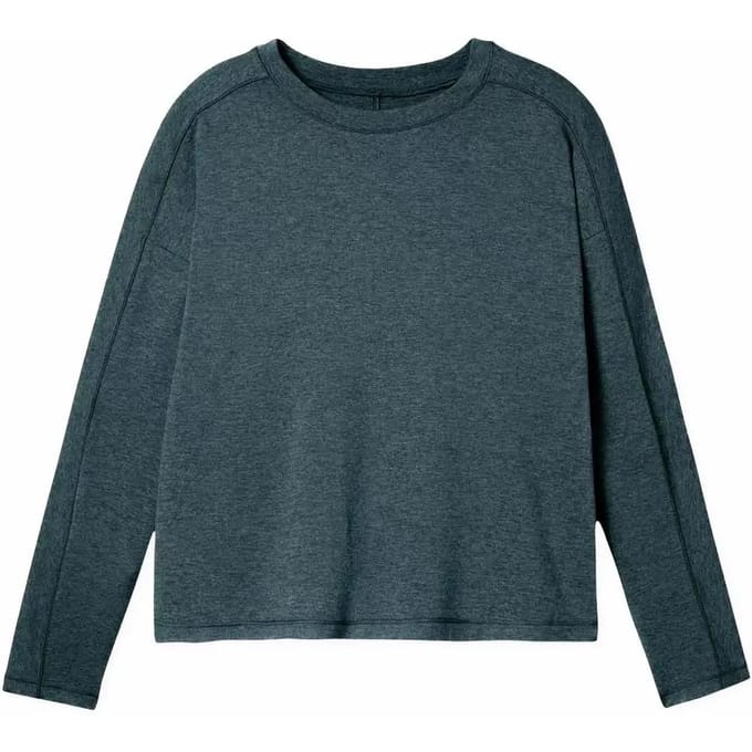 Dames-T-shirt met lange mouwen Girlfriend Collective Moss ReSet