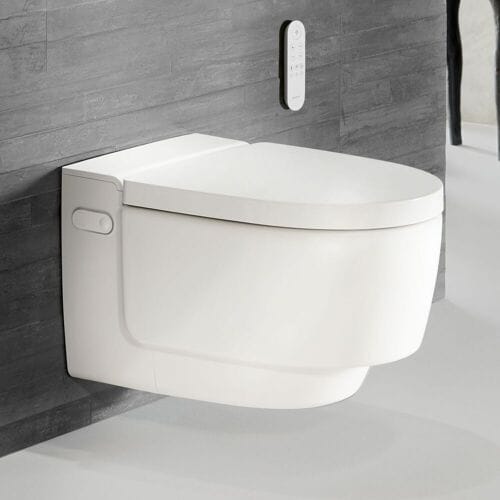 Geberit AquaClean Mera Classic douche-wc – föhn & geurafzuiging – wit, designafdekking wit