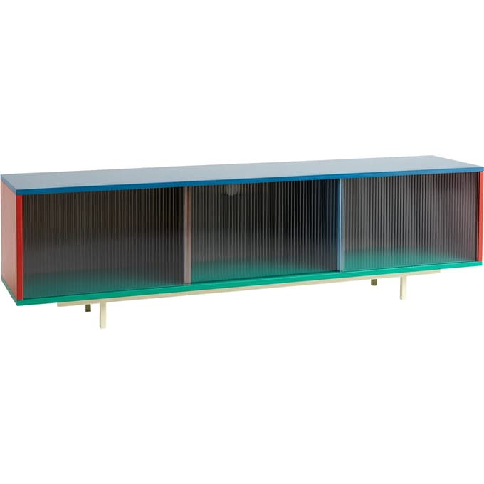 HAY Colour Cabinet L - met glazen deuren