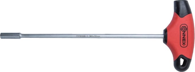 Dopsleutelschroevendraaier met T-greep Inbus 17 mm
