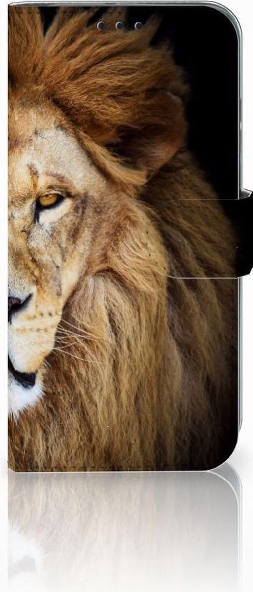 Honor 10 Lite Telefoonhoesje met Pasjes Leeuw