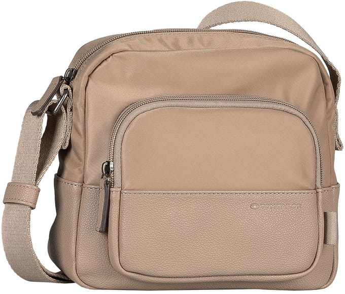 TOM TAILOR schoudertas Viene Crossbody Bag Taupe