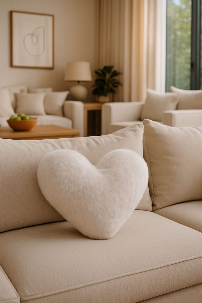 Asir - Kussen - Wit - 100% polyester - 38 x 33 x 9 cm