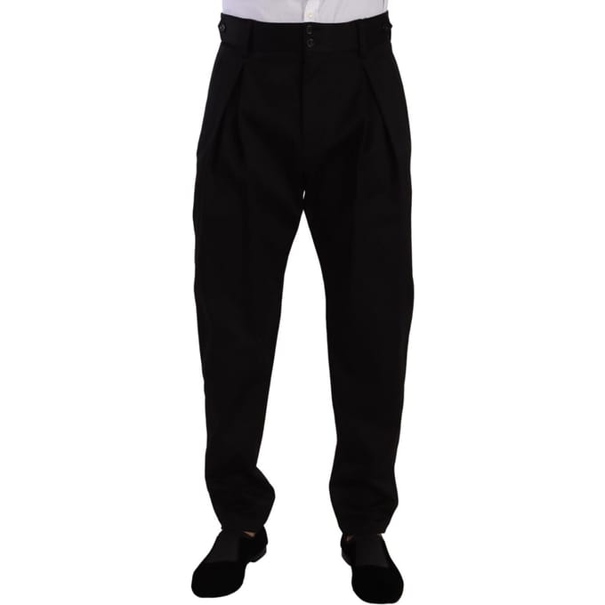 Wollen Broek Plissé Stijl