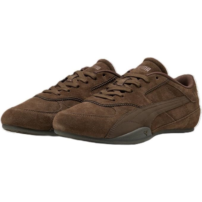 Puma Bella Mina Suède Dames Chocolade Sneakers
