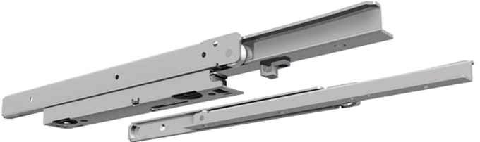 Fulterer softclose ladegeleider 1317ECD - 450 mm | draagkracht tot 100 kg | deels uittrekbaar | met softclose | set van 2 |