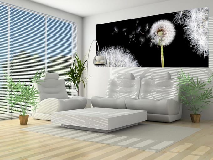 Dandelion Flower Photo Wallcovering