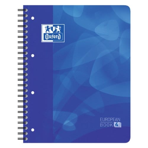 Oxford School Projectbook - A4+ - Lijn - 4 gaats - 240 pagina's - blauw