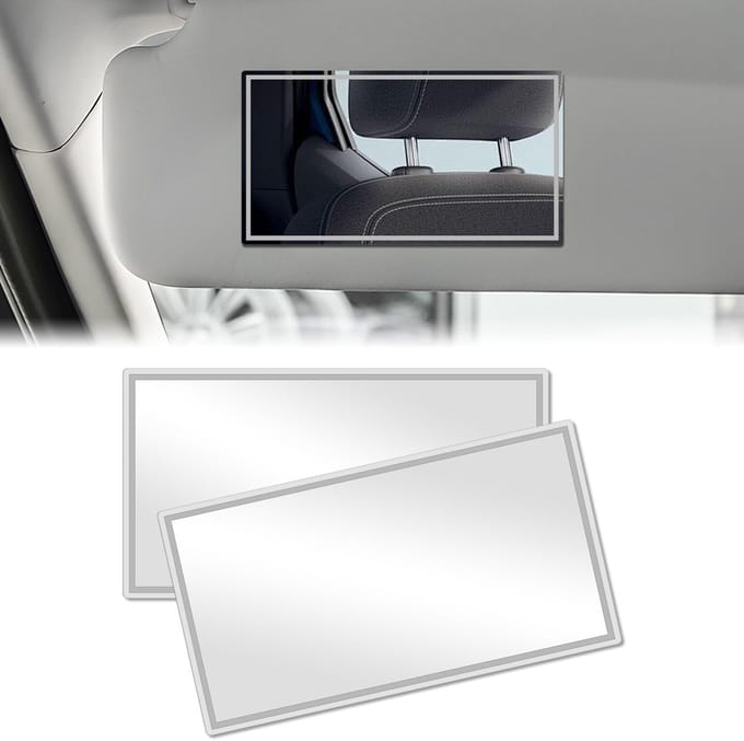 Zelfklevende Make-up Spiegel voor Auto Vizier - HD Heldere Vanity