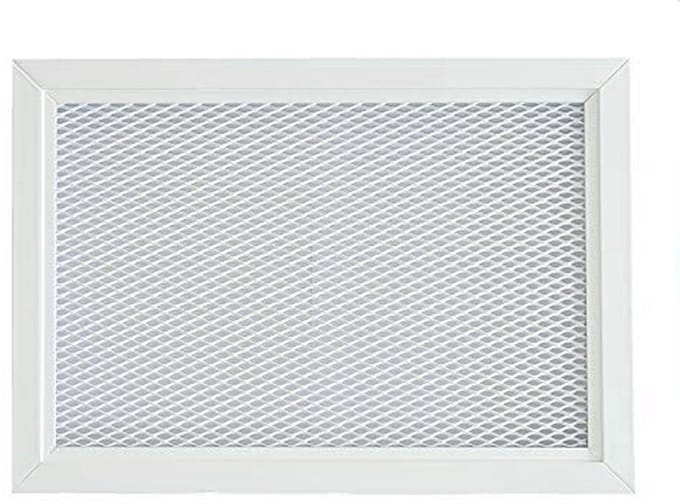 Geperforeerd Luchtventilatierooster 30x20 cm – Wit RAL9016 – Aluminium voor Binnen en Buiten