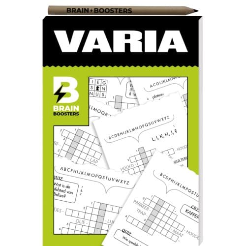 Brainbooster Puzzelboek - Varia - Interstat