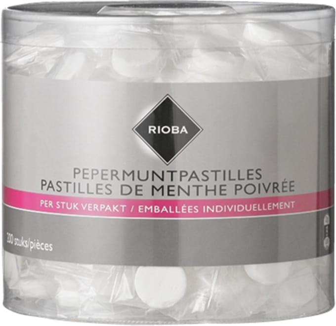 Rioba Pepermuntpastilles 200 stuks