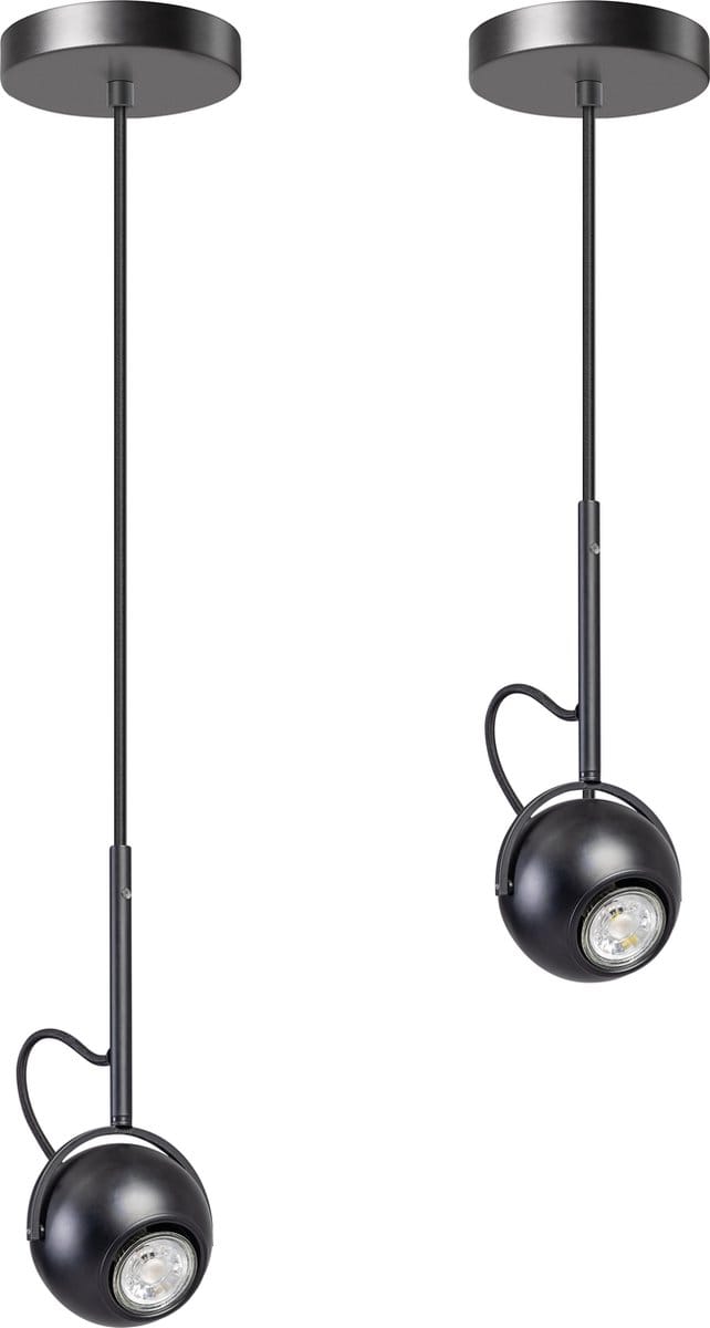 The Eye hanglamp - GU10 - Aan/Uit op kopje - Zwart