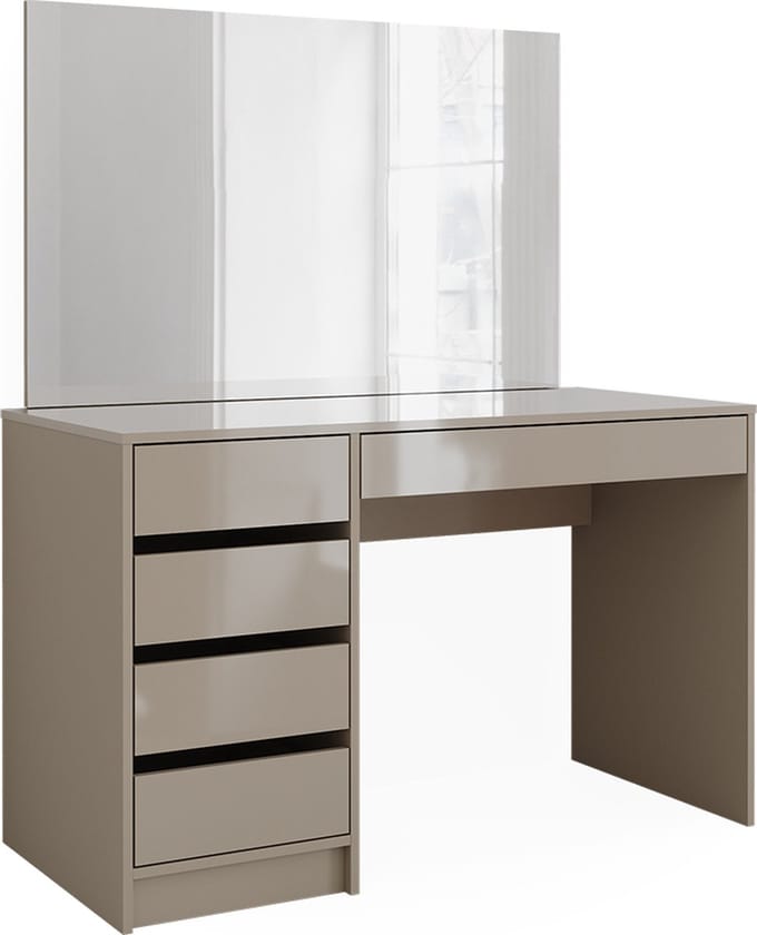 Vicco Sherry Kaptafel – 120 cm met spiegel Grijs