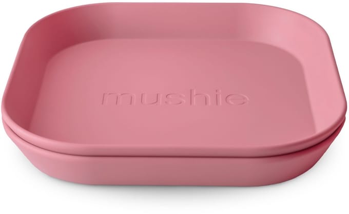 Mushie Bord Vierkant (set van 2) Dusty Rose