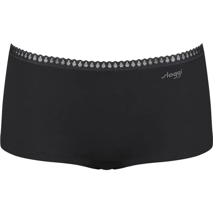 Sloggi Women GO Crush Short (3-pack) - dames boxer - zwart