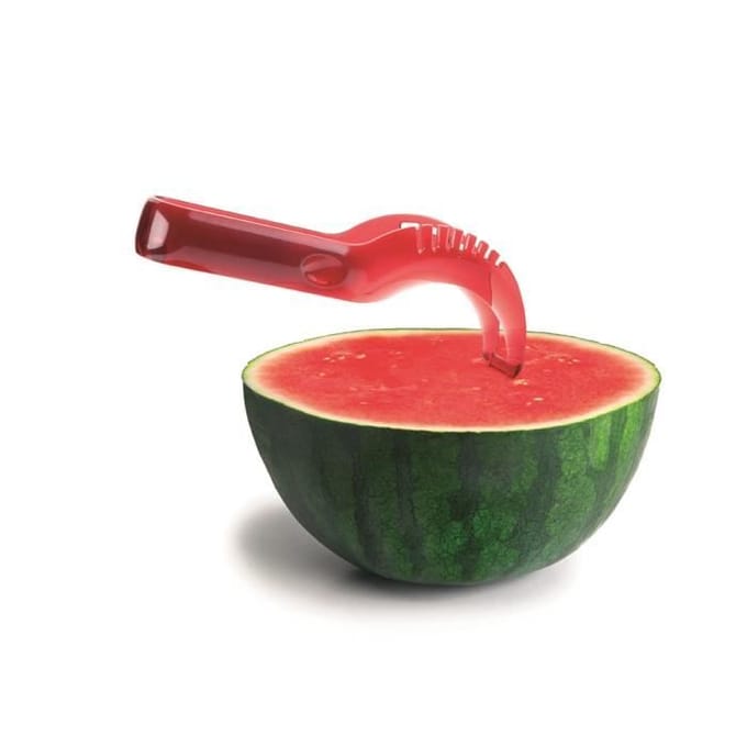 IBILI 749800 Watermeloen Snijder-Serveerder, Plastic, Rood, 27 x 10 x 3 cm