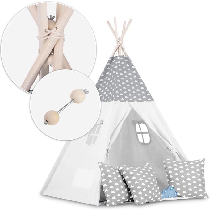 Nukido Houten Stabilisator – Accessoire voor Tipi Tent voor Kinderen