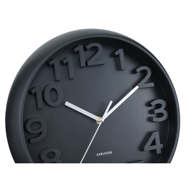 Karlsson wandklok elevated classic numbers - Ø33,5cm