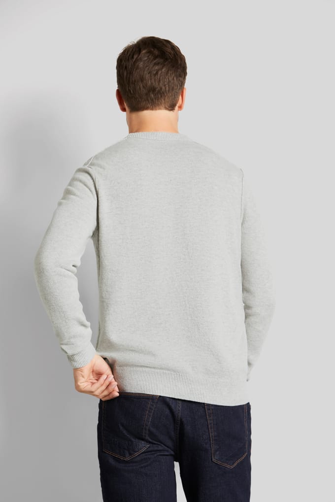 Bugatti Herren Trui met ronde hals