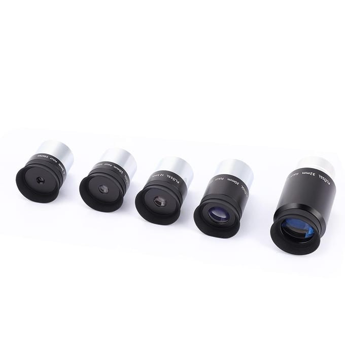 2X Telescoop Barlow Lens   Plossl 6.3mm 10mm 12.5mm 20mm 32mm Oculairs gray