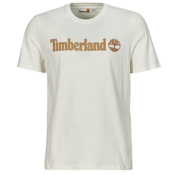 Timberland Kennebec River Linear Logo T-shirt Met Korte Mouwen Wit S Man