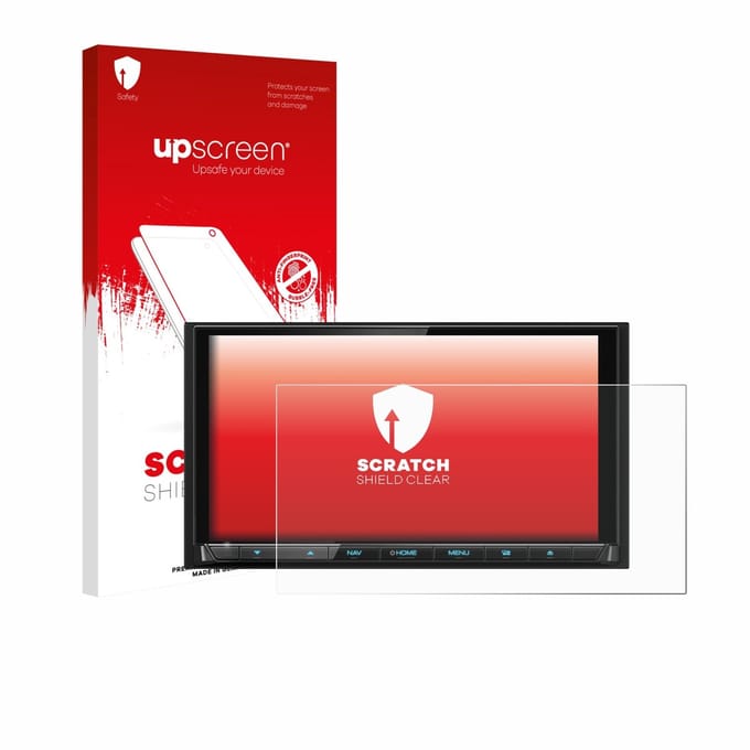 upscreen - Screenprotector voor Kenwood DNX9190DABS - Folie Beschermfolie transparant