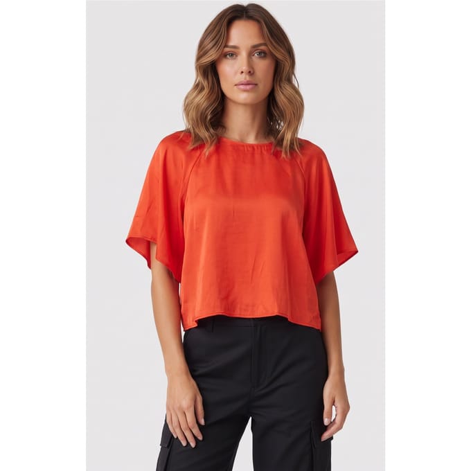 ARKET Isa Top Orange Taglia: 32 | Magliette intime Outlet | Donna | Arancione