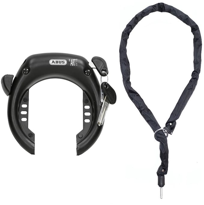 Abus Shield 5650 Large ART2 inclusief 140cm insteekketting - Zwart