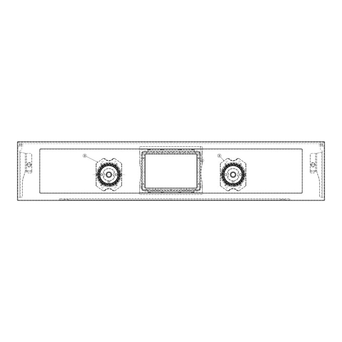 AEG controlepaneel, inox 140210197020