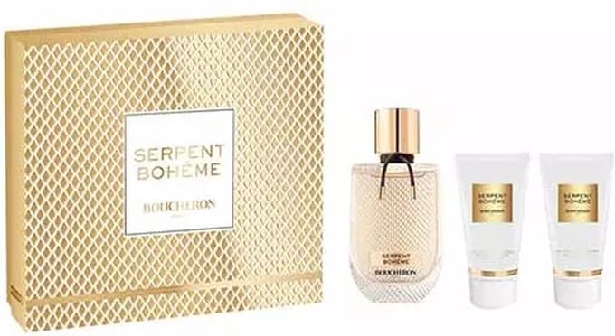 Boucheron Serpent Bohème Gift Set 50ml Eau de Parfum + 50ml Bath & Shower Gel + 50ml Body Lotion - Geschenkset