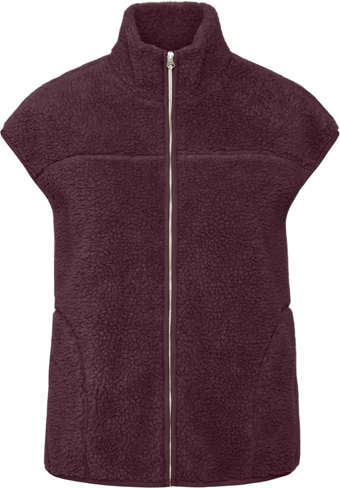 PIECES - PCSADIA TEDDY VEST NOOS BC - Dames - Gewatteerde jassen