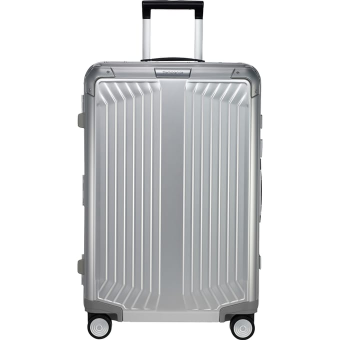 Samsonite Harde Koffer / Trolley / Reiskoffer - 69 cm (Large) - LiteBox Alu - Zilver