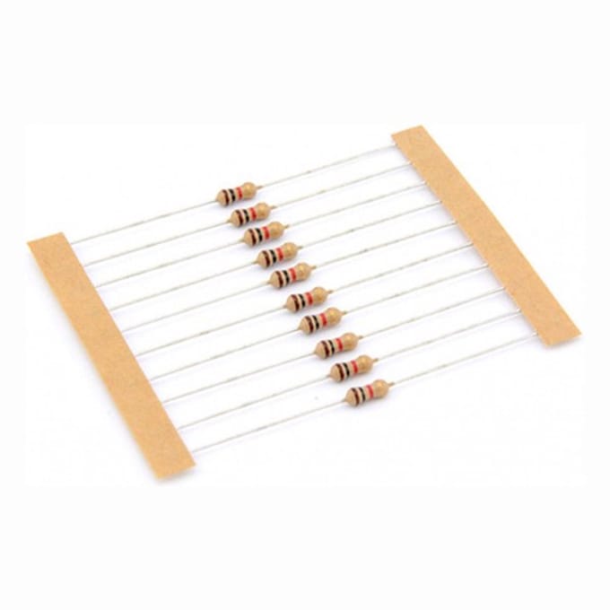 Weerstand 1M Ohm 1/4w 5% 10-stuks