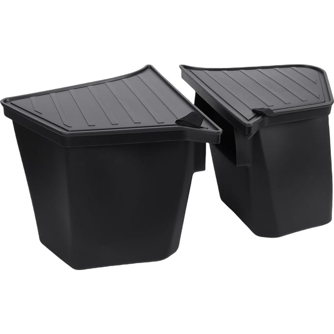 Bacs de Rangement Latéraux de Coffre Arrière Boîtes de Rangement avec Couvercles Grande Capacité Remplacement pour Model Y Juniper 2025 2026 gray