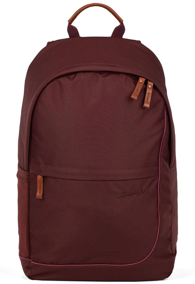 satch Schoolrugzak Rugzak met laptopvak Fly Daypack 18L Pure Ruby Wijnrood