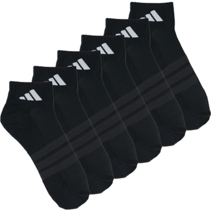 Adidas Performance Gevoerde Essentials Enkelsokken 6 Paar - Unisex - Zwart
